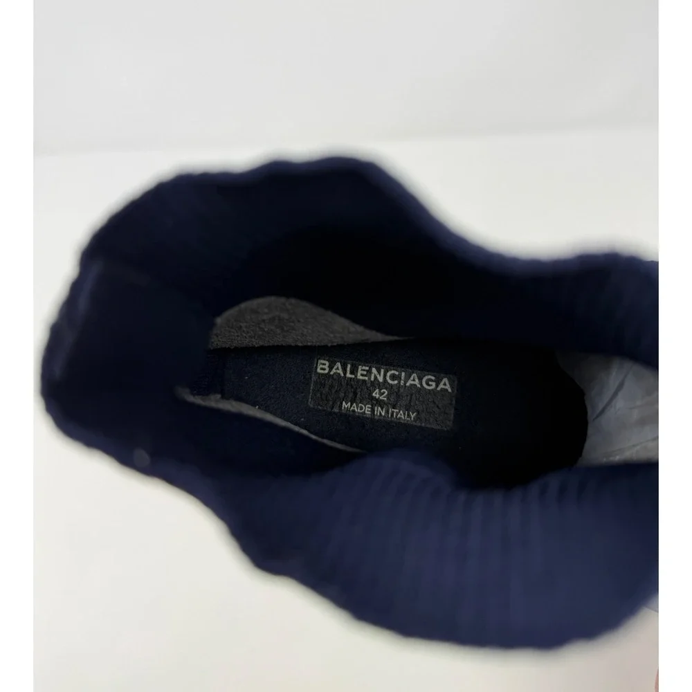 Balenciaga Speed Trainer Navy/Red Size 9 US 42 EU